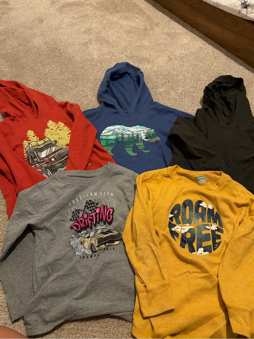 Lot of boy toddler size 3T shirts & 2 holiday sets